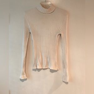 WHBM S  Cream Sweater